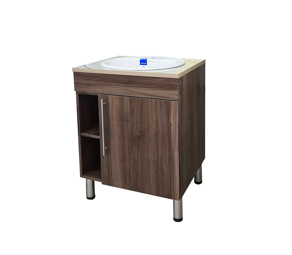 Mueble de baño con lavamano Tope Pvc Claro Powerfik