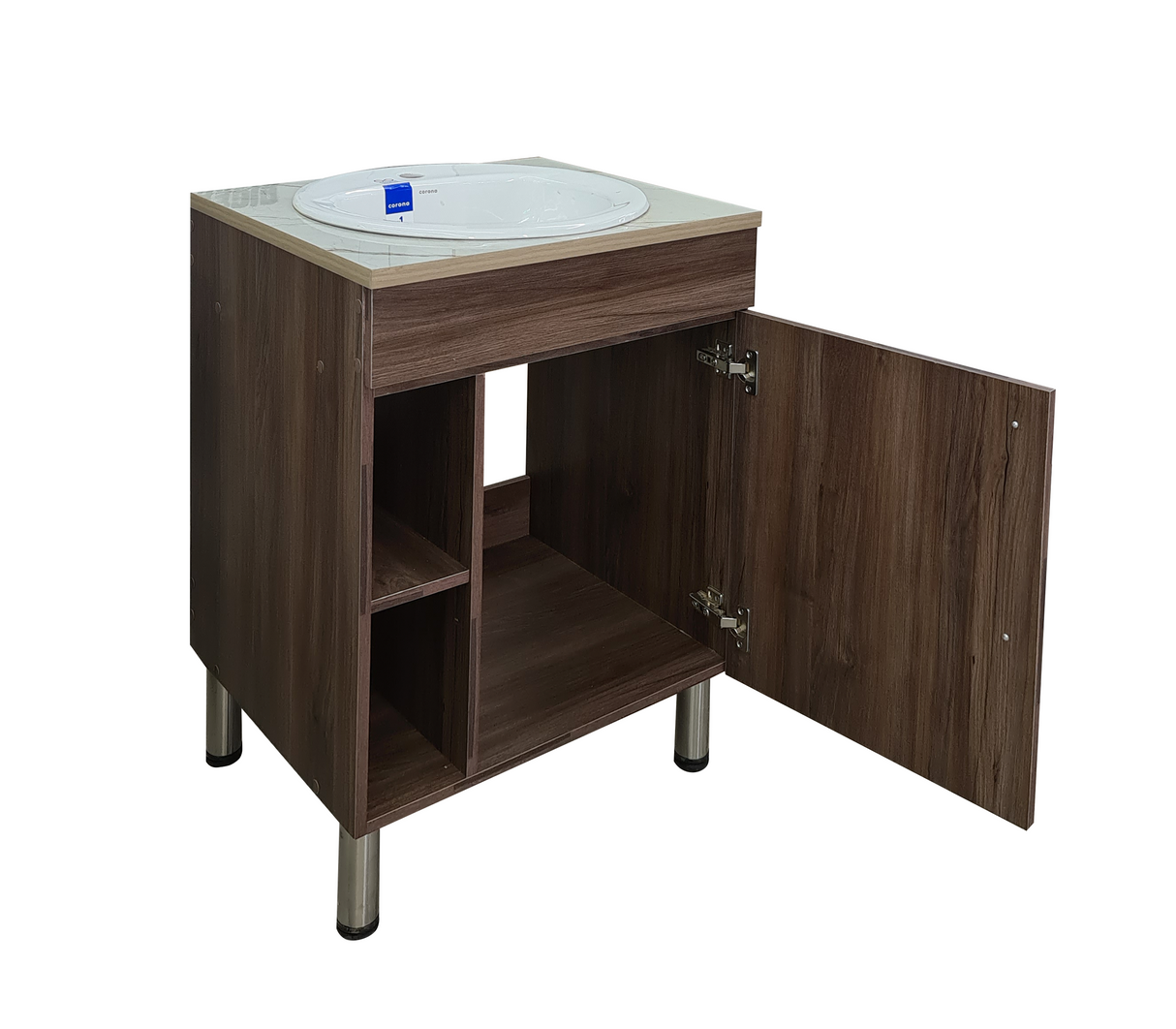 Mueble de baño con lavamano Tope Pvc Claro Powerfik