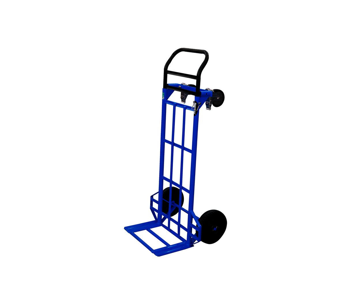 Carrucha Dolly rueda neumática 6 lonas azul Rutel