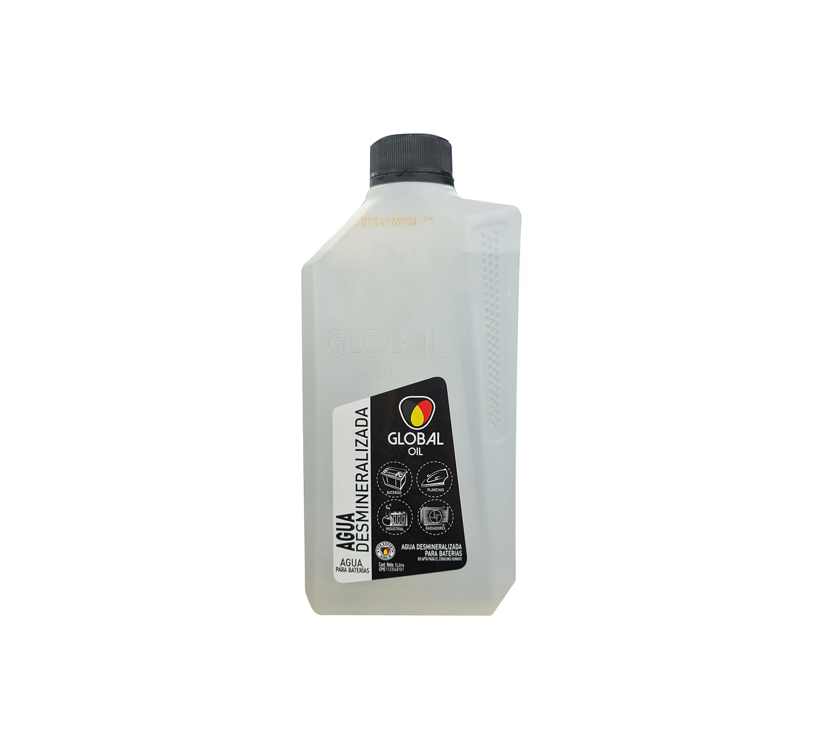 Agua desmineralizada para baterías Global Oil