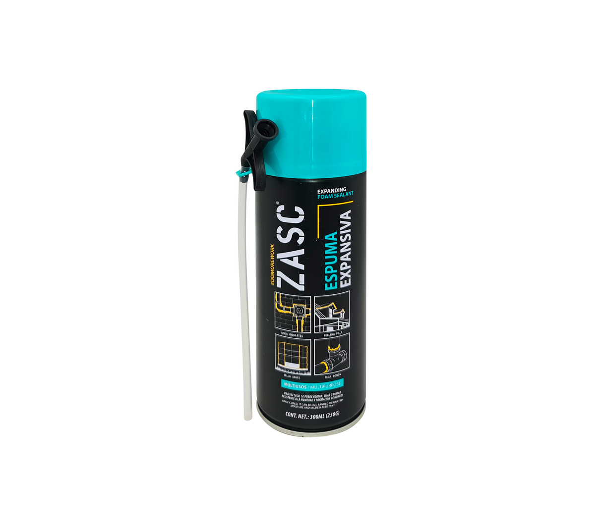 Espuma expansiva spray 300ml cod.4-802 Zasc