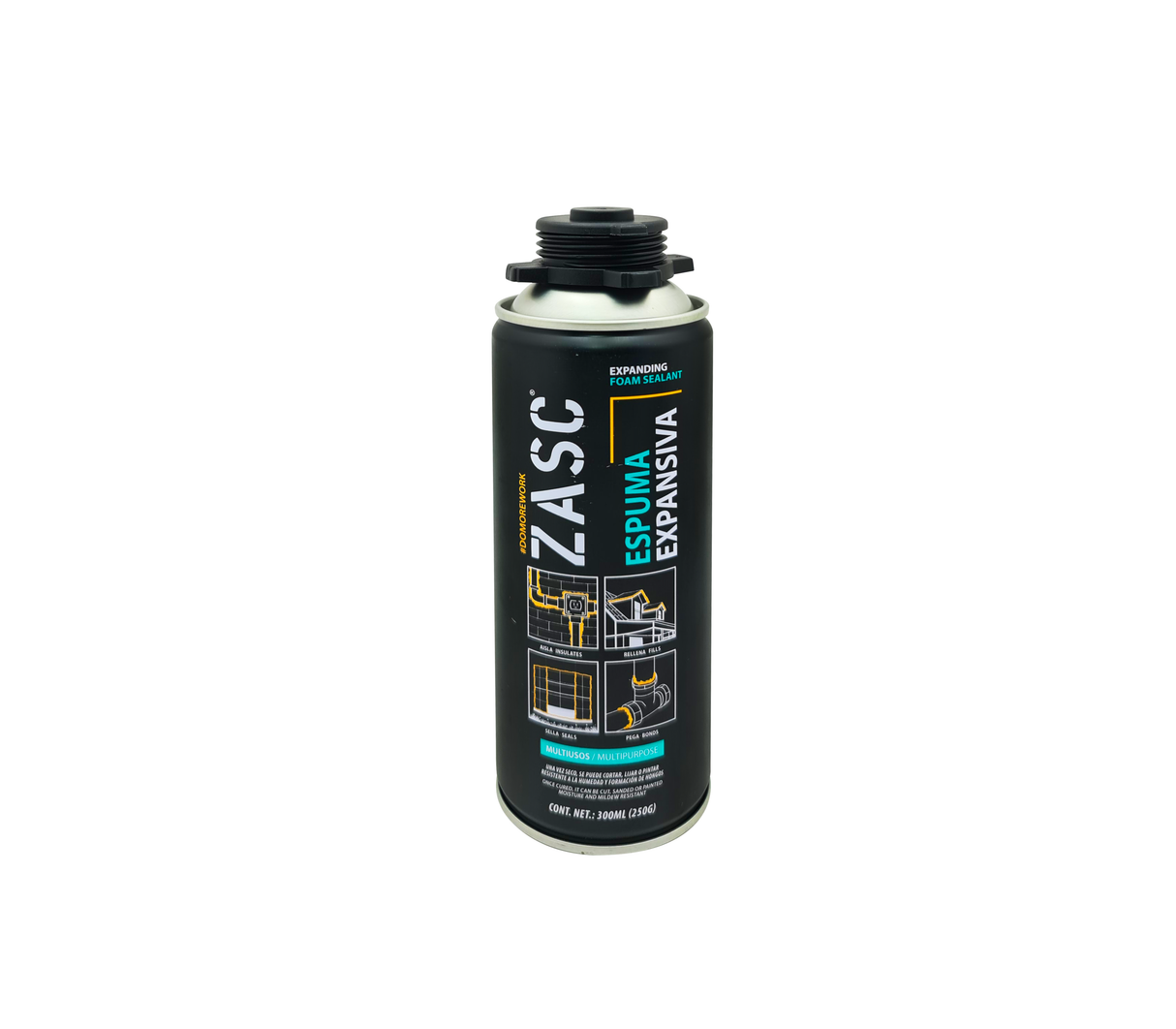 Espuma expansiva spray 300ml cod.4-802 Zasc