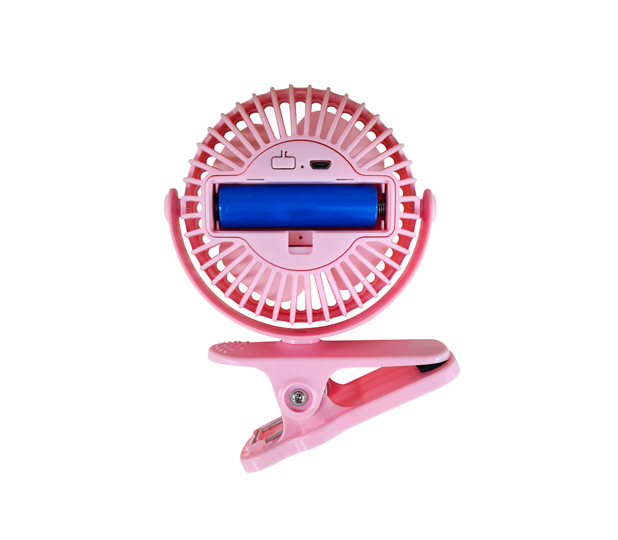 Ventilador de pinza rosado Mo Import