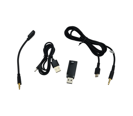 Audífonos gaming headset inalámbrico negro RGB Marvo