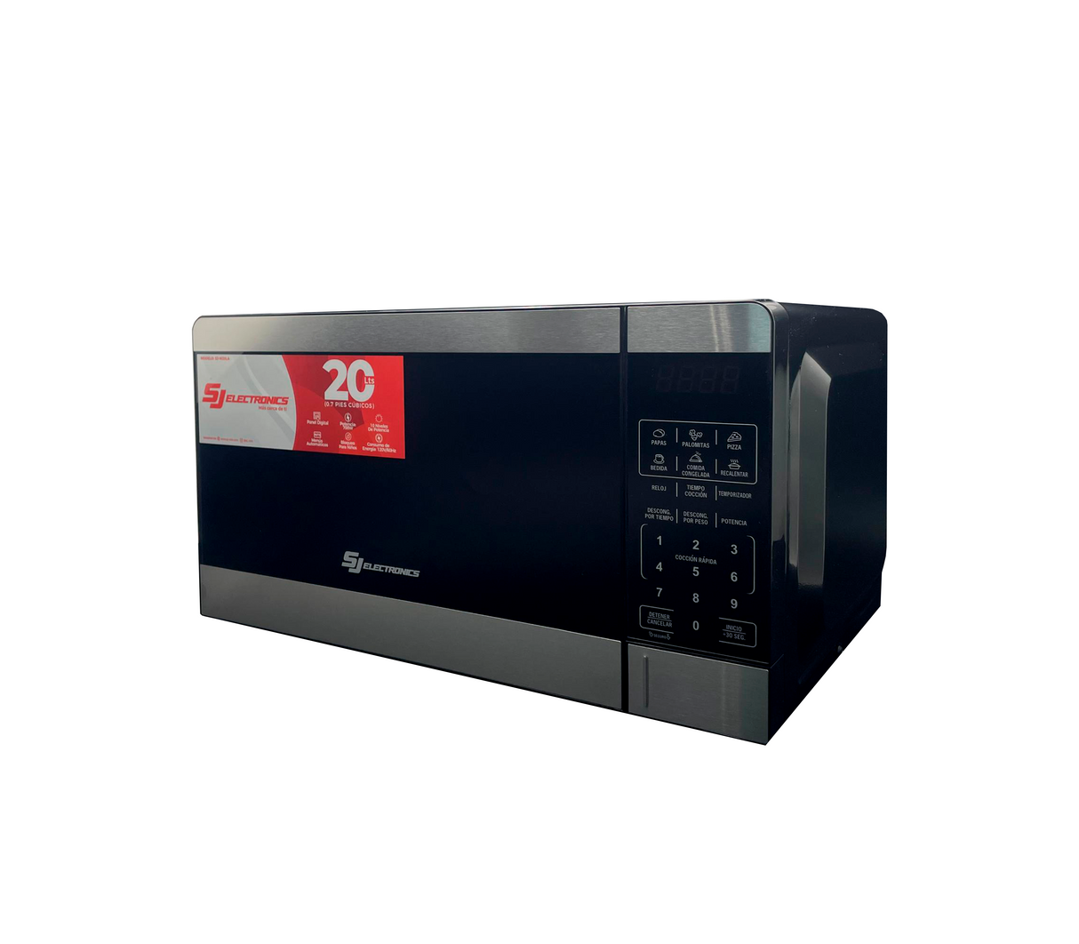 Microondas 20 litros Sj-M20la acero Sj Electronics