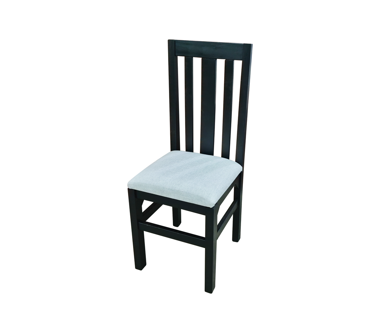 Silla para comedor patricia con tapizado gris Isabel