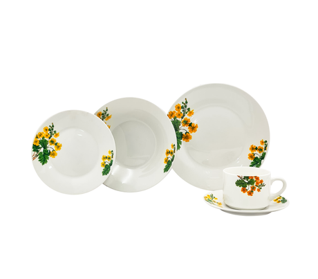Juego de vajilla porcelana 20 piezas Lotus