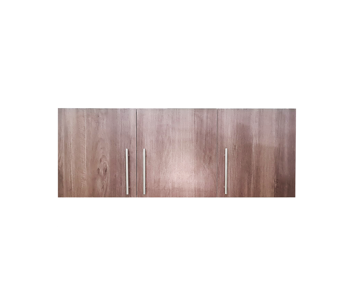 Mueble aéreo de cocina 3 puertas blanco/marrón Powerfik