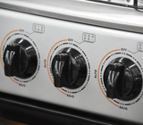Cocina a gas 6H 30" encendido automático silver Gplus
