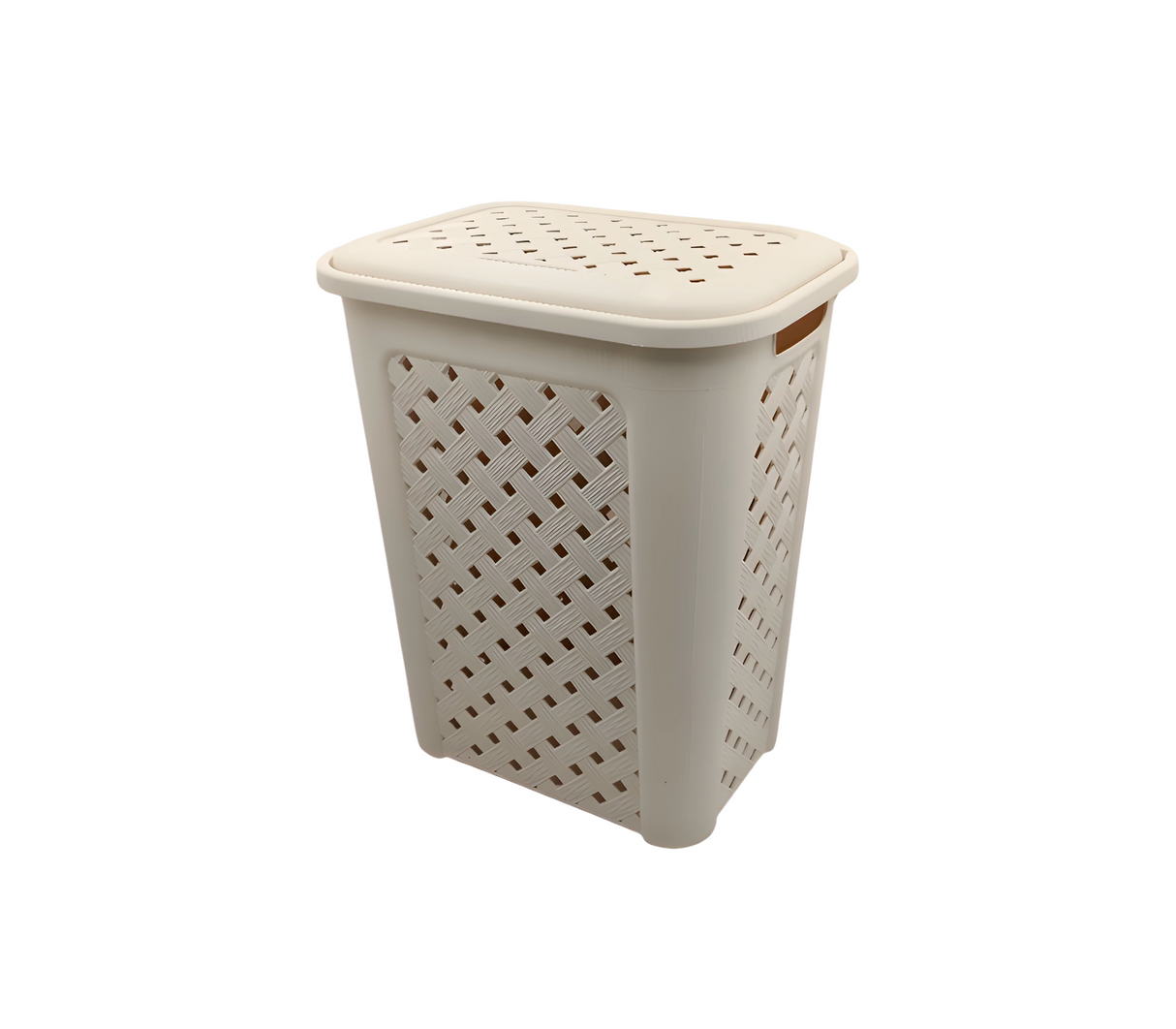 Cesta de ropa cuadrada 30 lts beige Sky Home