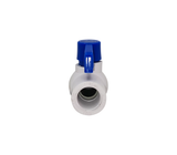Llave de bola 1/2" x 1/2" plástica c/rosca Faguax