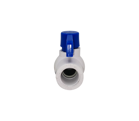 Llave de bola 1/2" x 1/2" plástica c/rosca Faguax