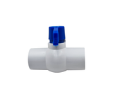 Llave de bola 3/4" x 3/4" plástica c/rosca basics Faguax