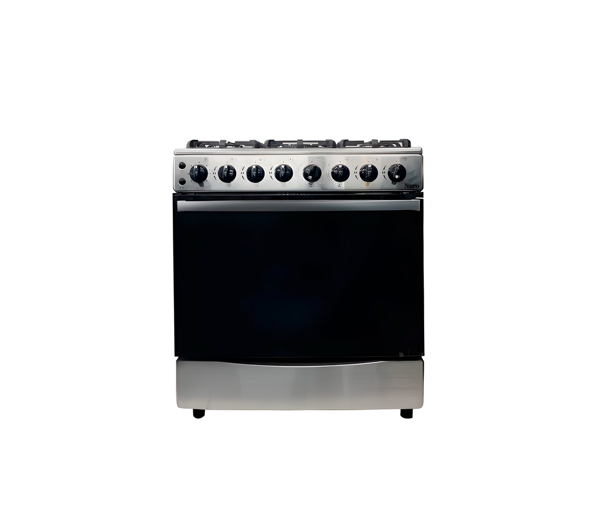 Cocina a gas 30" de piso 5h c/horno acero inox Nero