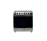 Cocina a gas 30" de piso 5h c/horno acero inox Nero