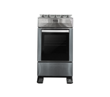 Cocina a gas 20" de piso 4h c/horno 500b acero  Nero