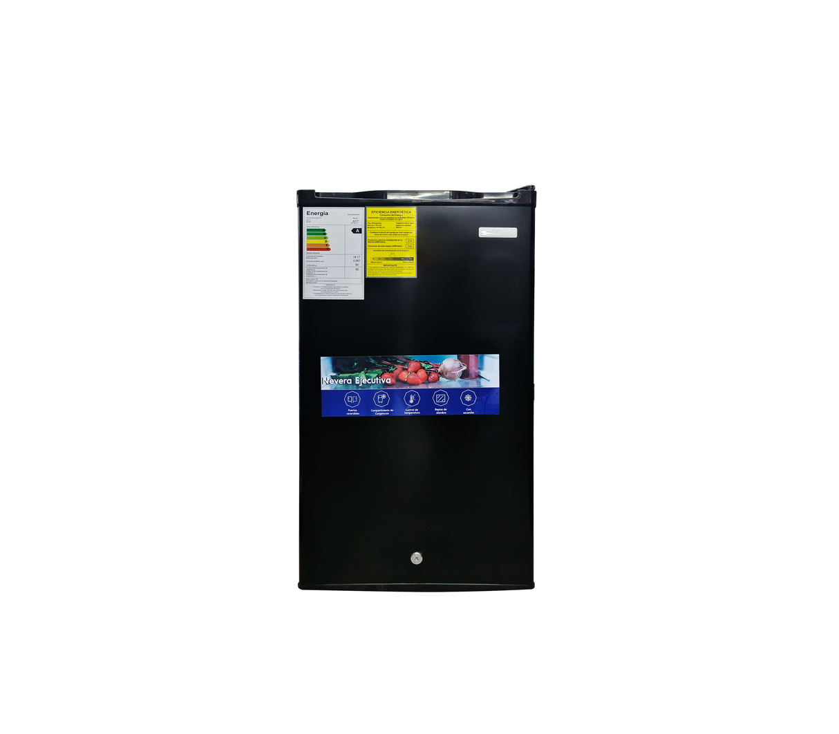 Nevera ejecutiva c/escarcha 92 litros negro Gplus