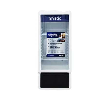 Nevera Exhibidora Vertical 200 Litros Blanco Mystic