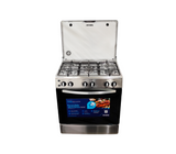 Cocina a gas esmeralda 5 hornillas (30") acero inoxidable Mystic