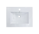 Lavamanos para empotrar 61 x 46cm blanco brillante Europa