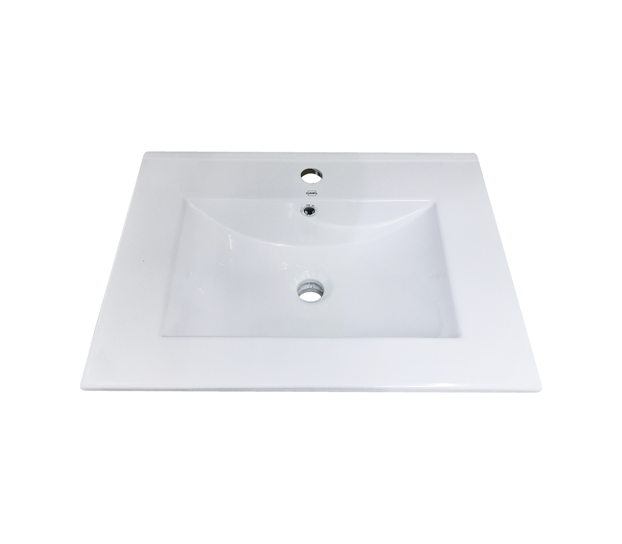 Lavamanos para empotrar 61 x 46cm blanco brillante Europa