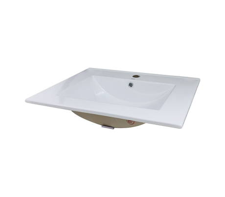 Lavamanos para empotrar 61 x 46cm blanco brillante Europa