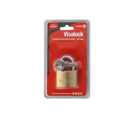Candado Roma 40mm blíster Visalock
