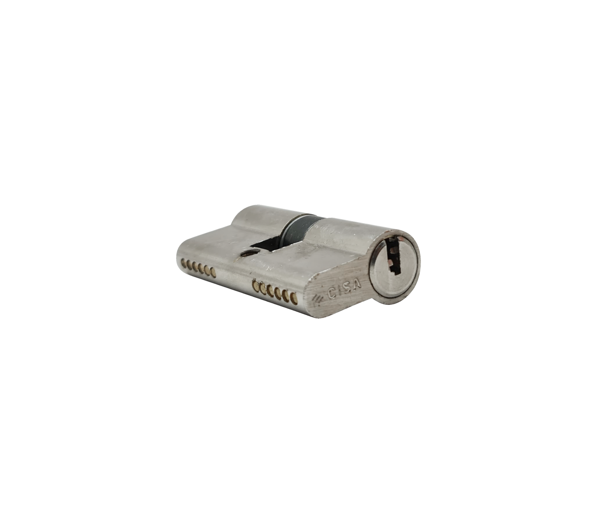 Cerradura de embutir 4x3 60mm + cilindro 60 m6 protec caja Cisa