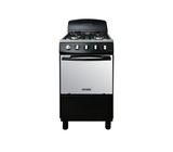 Cocina a gas agata 4 hornillas (20") Negro Mystic