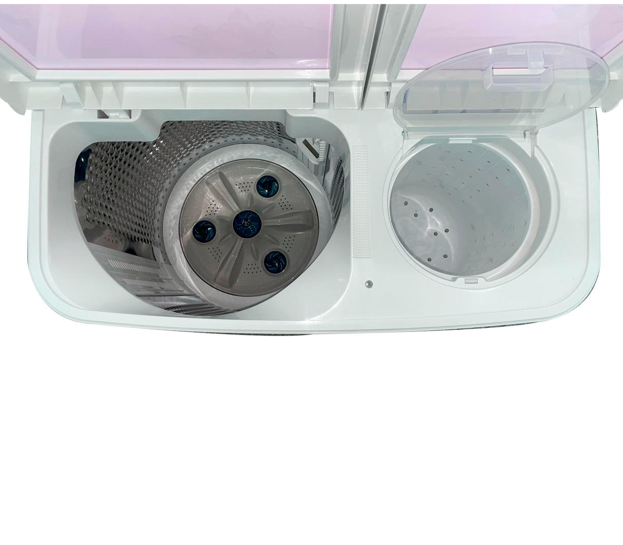 Lavadora semiautomática c/bomba d/tina tambor de acero inox. 12 kg Mystic