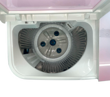 Lavadora semiautomática c/bomba d/tina tambor de acero inox. 12 kg Mystic