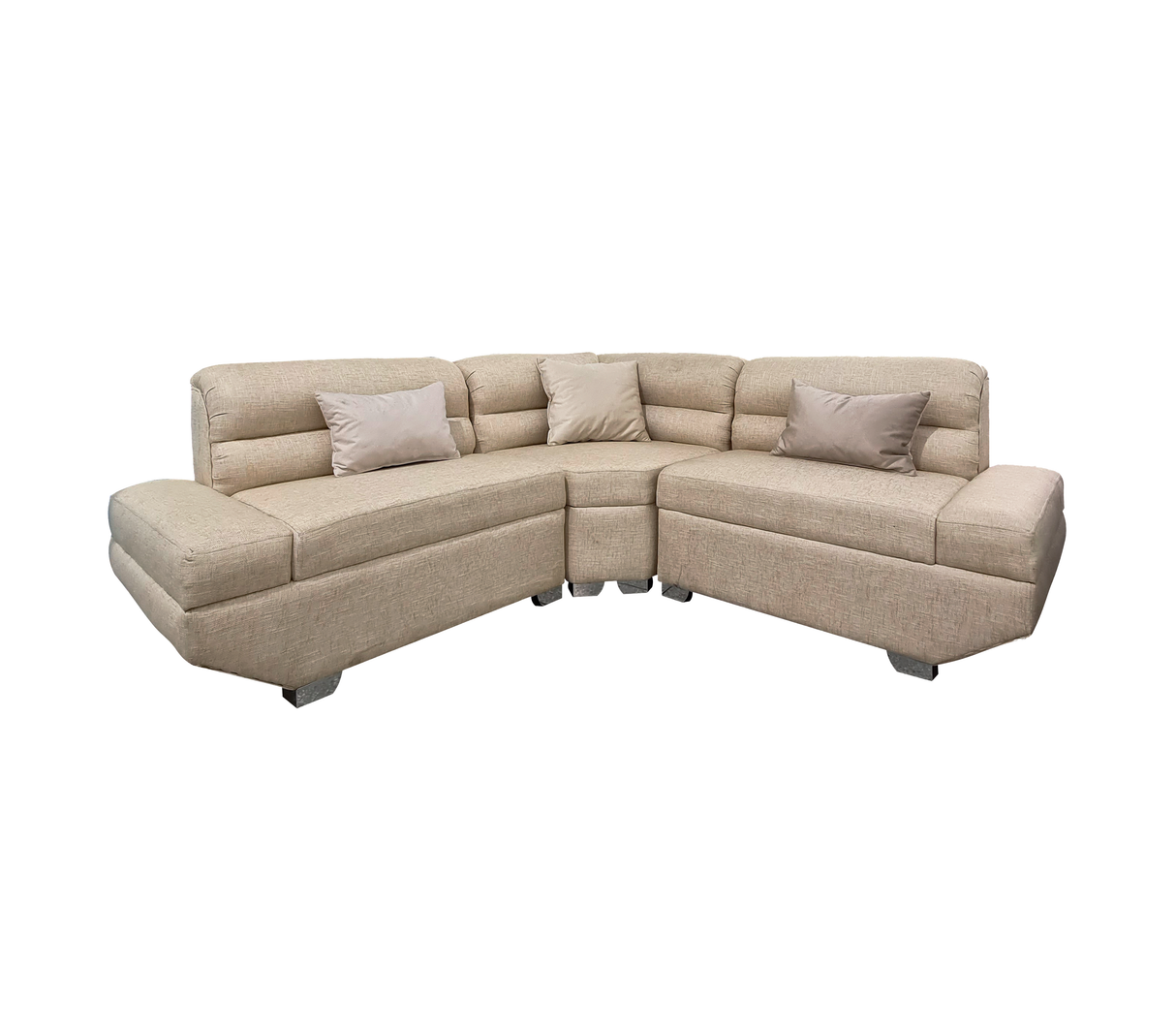 Juego de recibo mod. Tipo c 5 puestos tela beige mini barco Prestigios