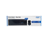 Combo Teclado + Mouse Inalambrico Black Aon