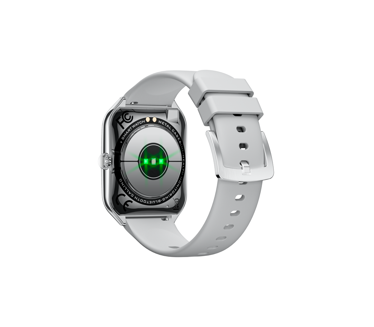 Reloj inteligente smart watch ultra-thin curved screen gris Powerfik