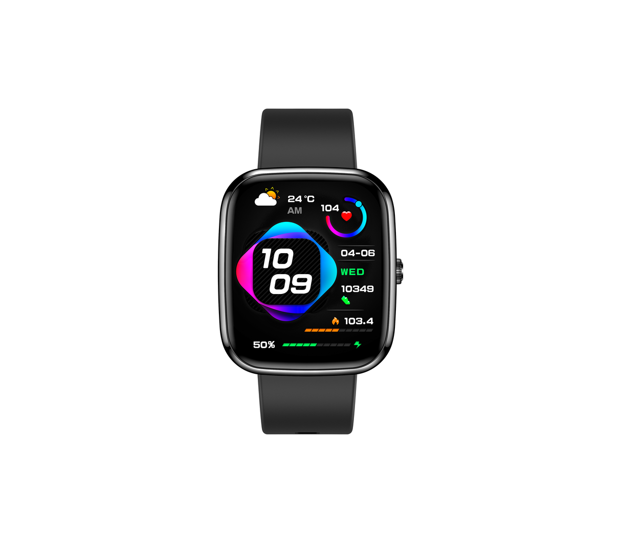 Reloj inteligente Smart watch TKY12 Negro Powerfik