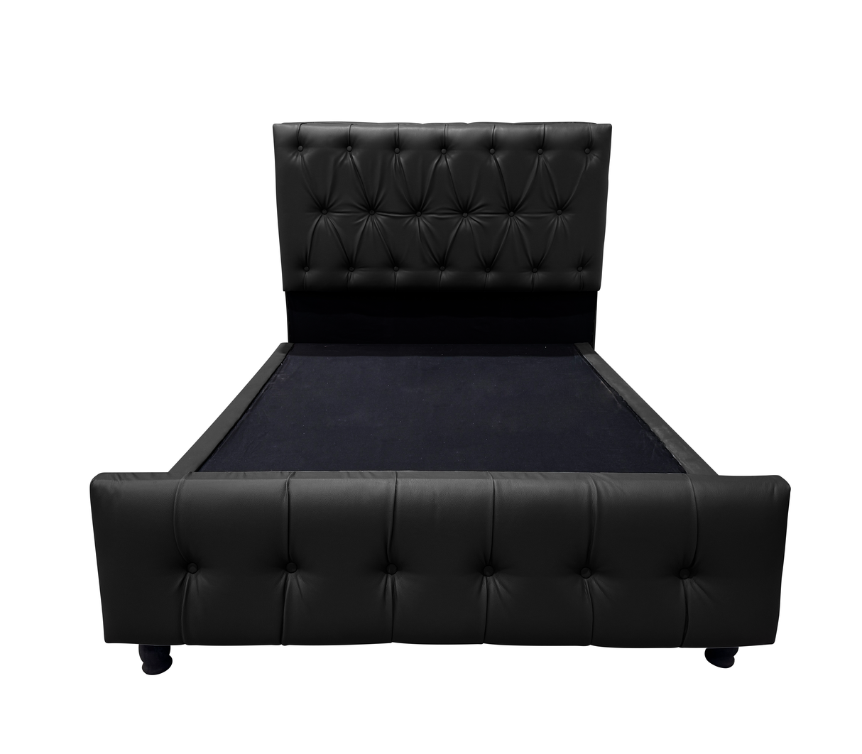 Box Spring 3D Capitoneada Matrimonial C/Copete Bipiel Driha
