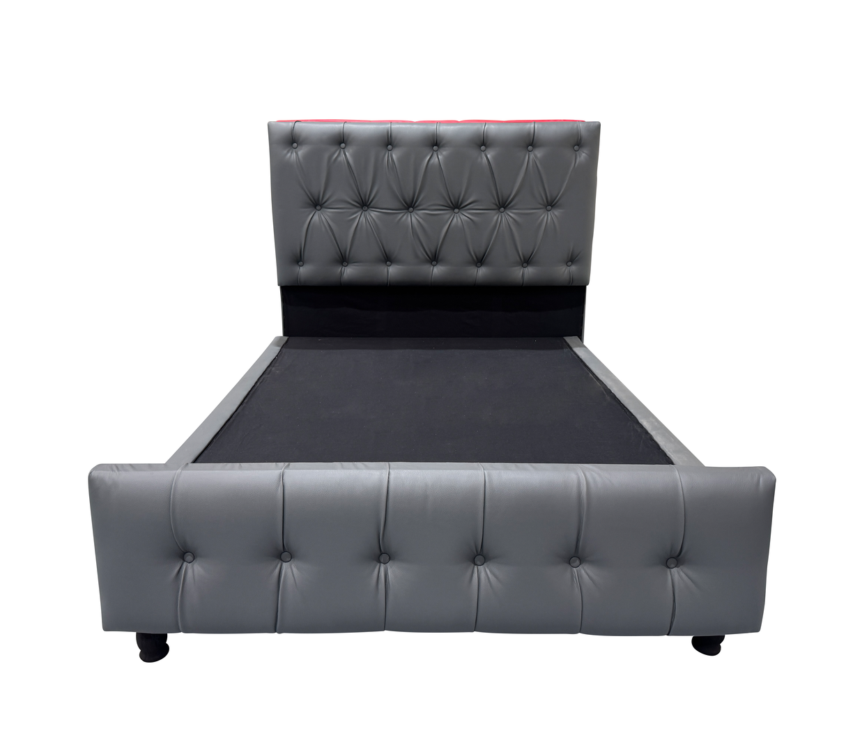 Box Spring 3D Capitoneada Matrimonial C/Copete Bipiel Driha
