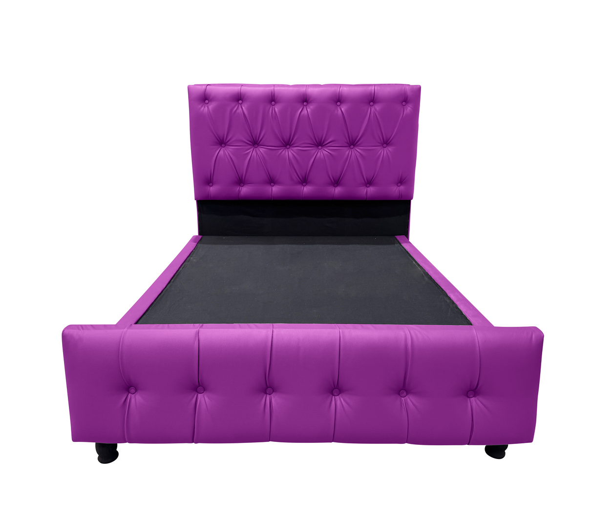 Box Spring 3D Capitoneada Matrimonial C/Copete Bipiel Driha
