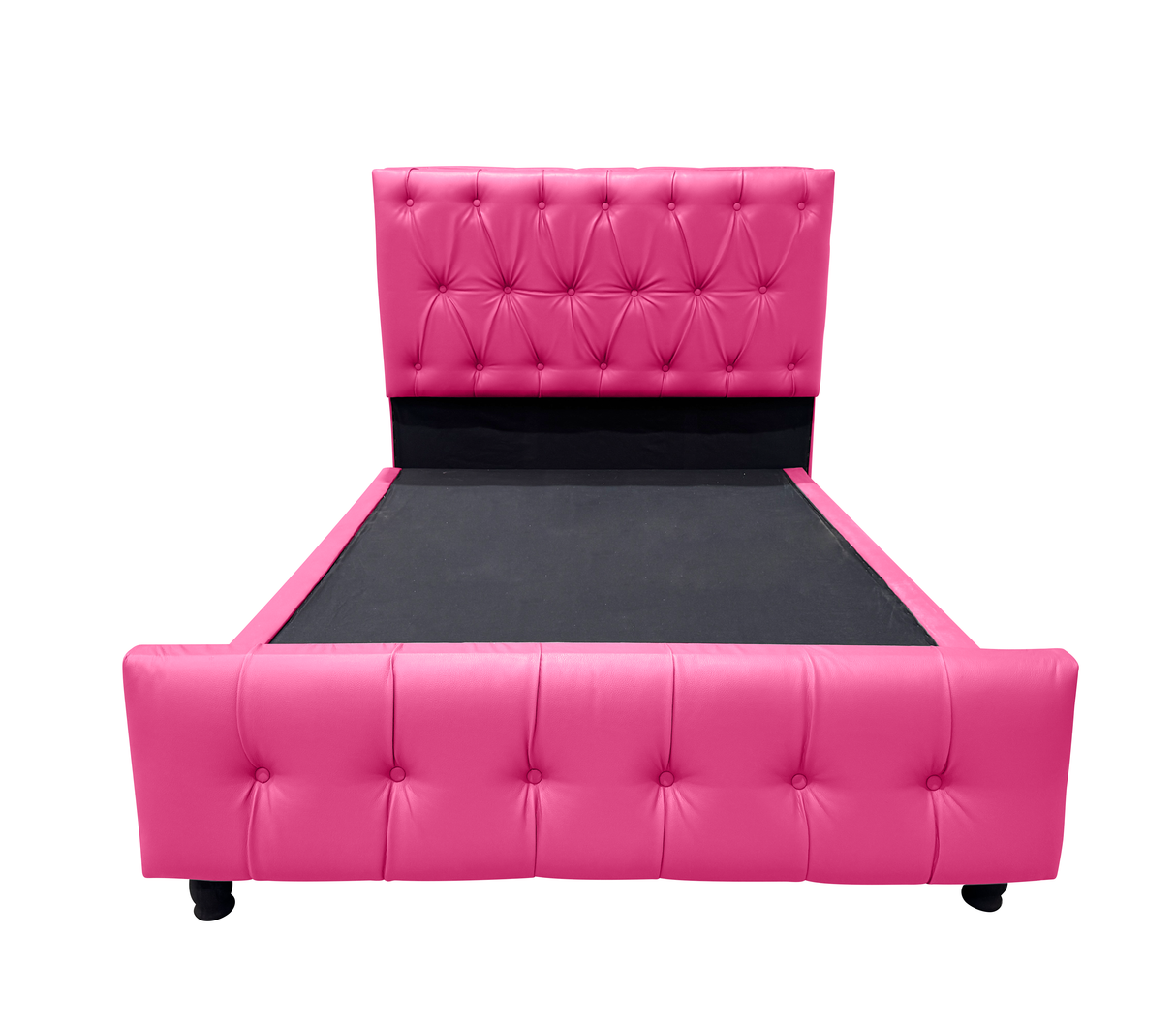 Box Spring 3D Capitoneada Matrimonial C/Copete Bipiel Driha