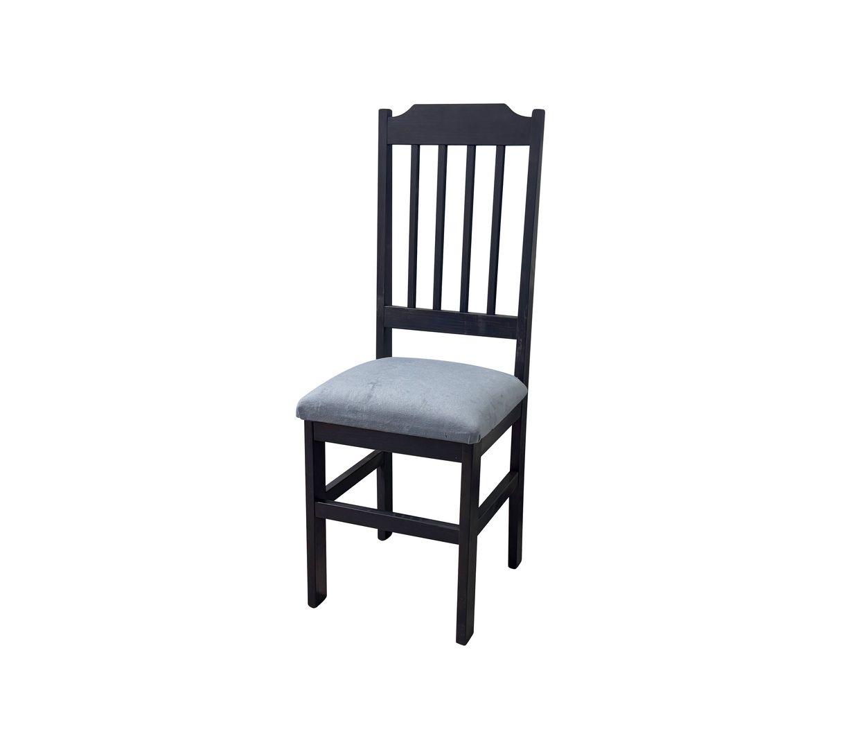 Silla para comedor gandal con tapizado Shenil gris Isabel