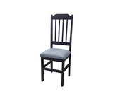 Silla para comedor gandal con tapizado Shenil gris Isabel