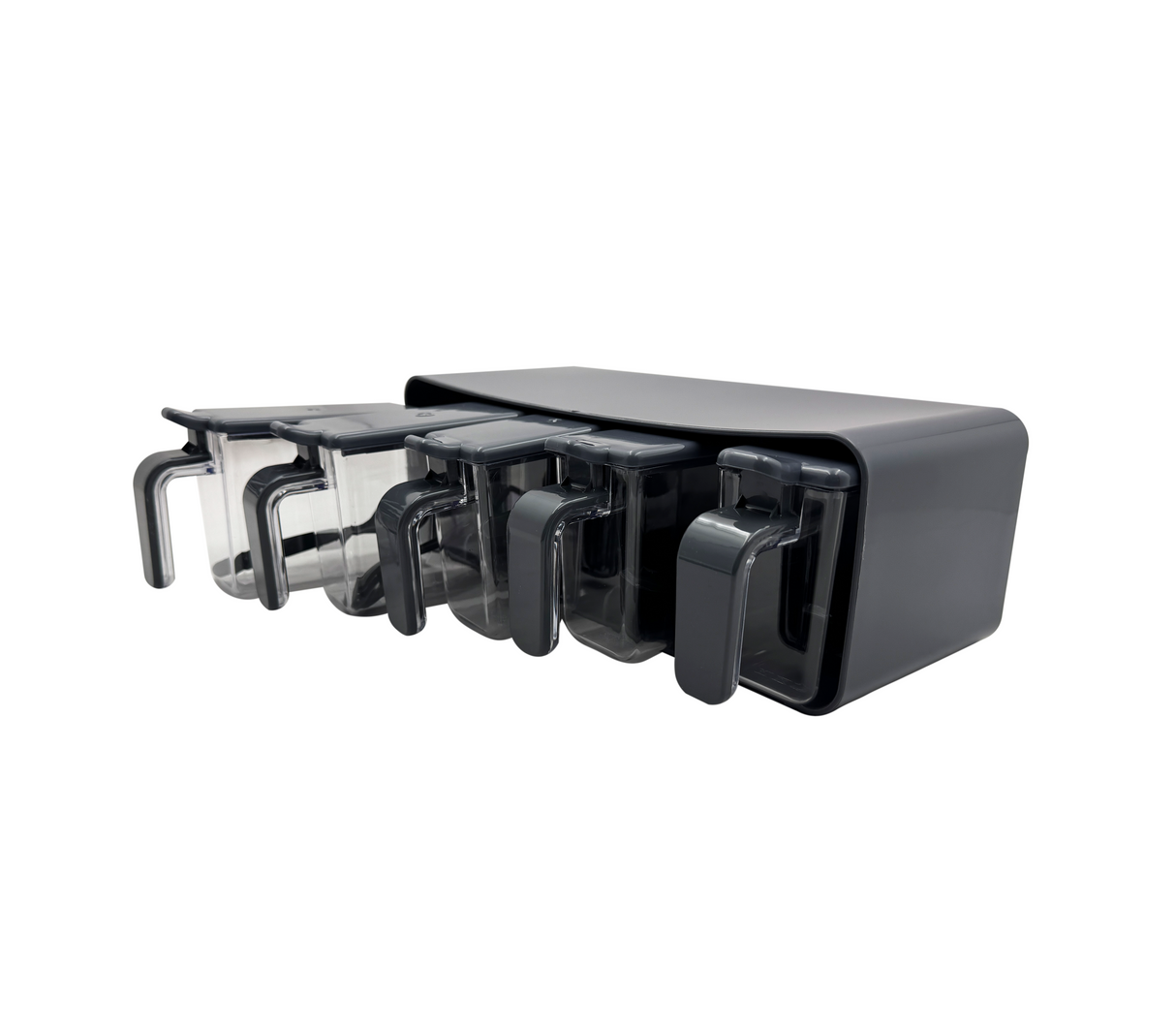 Set de 5 envases con cucharilla Herevin