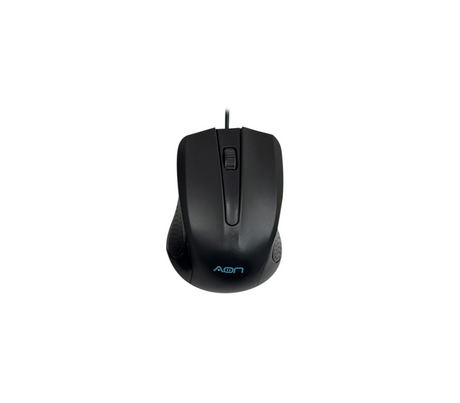 Combo Teclado + Mouse Alámbrico Black AON