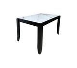 Comedor elegante 4 sillas c/tope pvc marmolizado claro Mercado Del Mueble