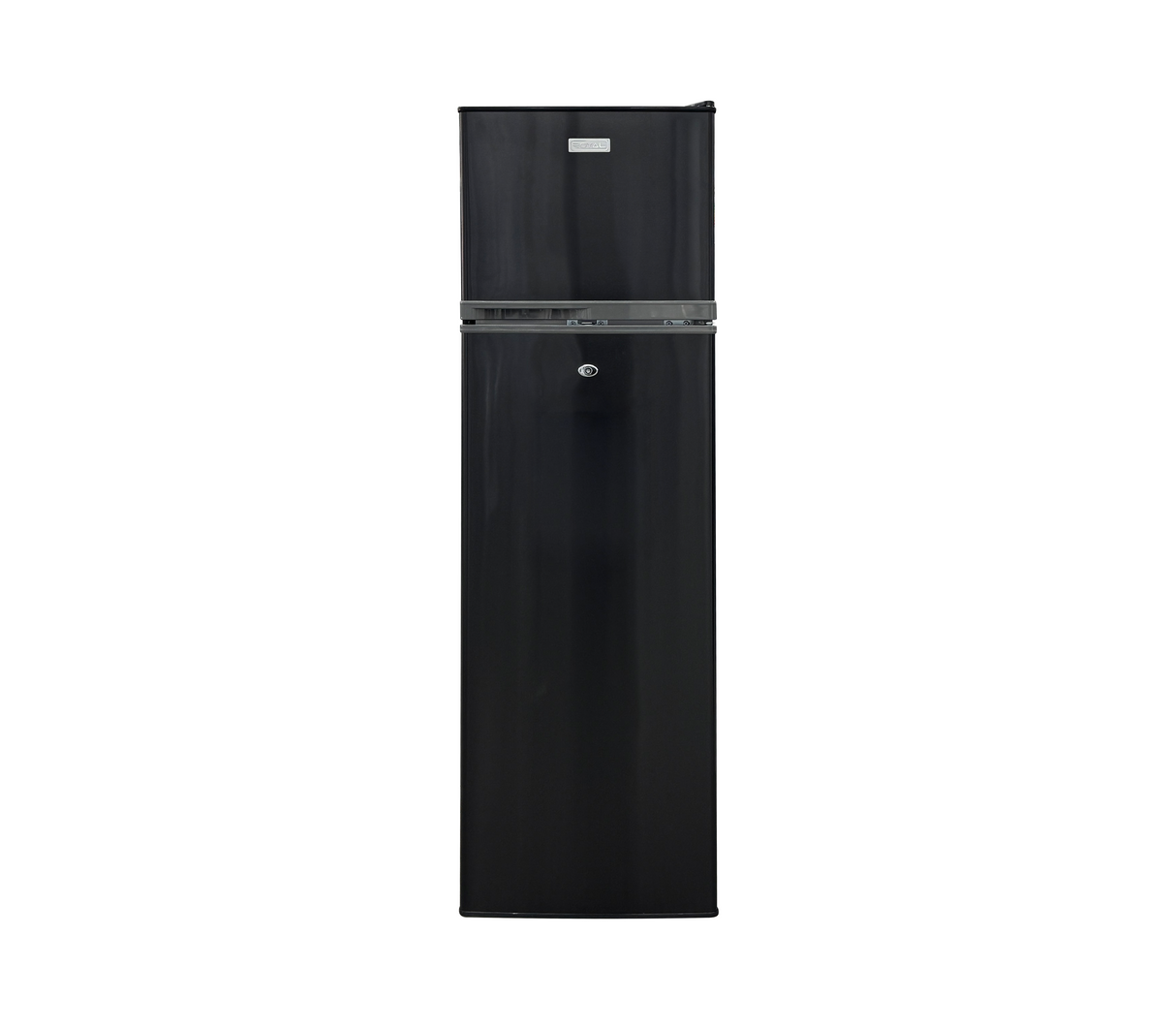Nevera 2 puertas 7.2" 192lts negra Royal