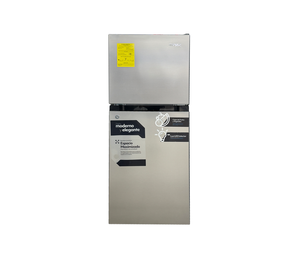 Nevera Top Mount 4,6" 130LTR con escarcha Silver Mystic