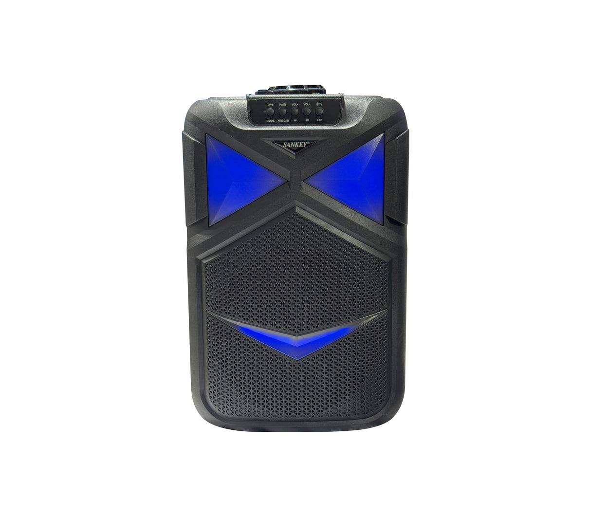 Corneta recargable 8" portátil 8W Karaoke PA8DCS501 Sankey