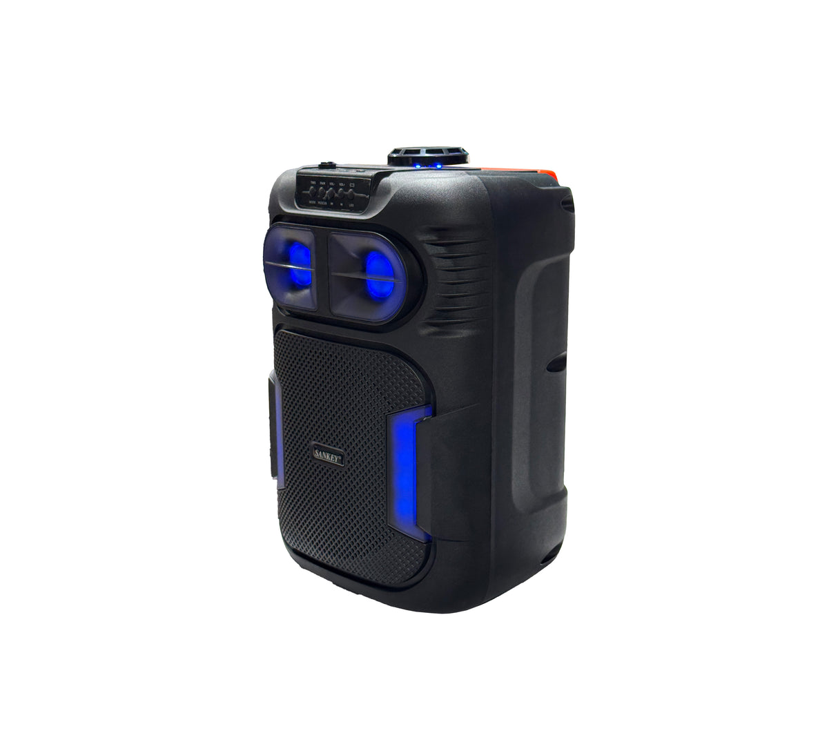 Corneta recargable 8" portátil 8W Karaoke PA8DCS502 Sankey