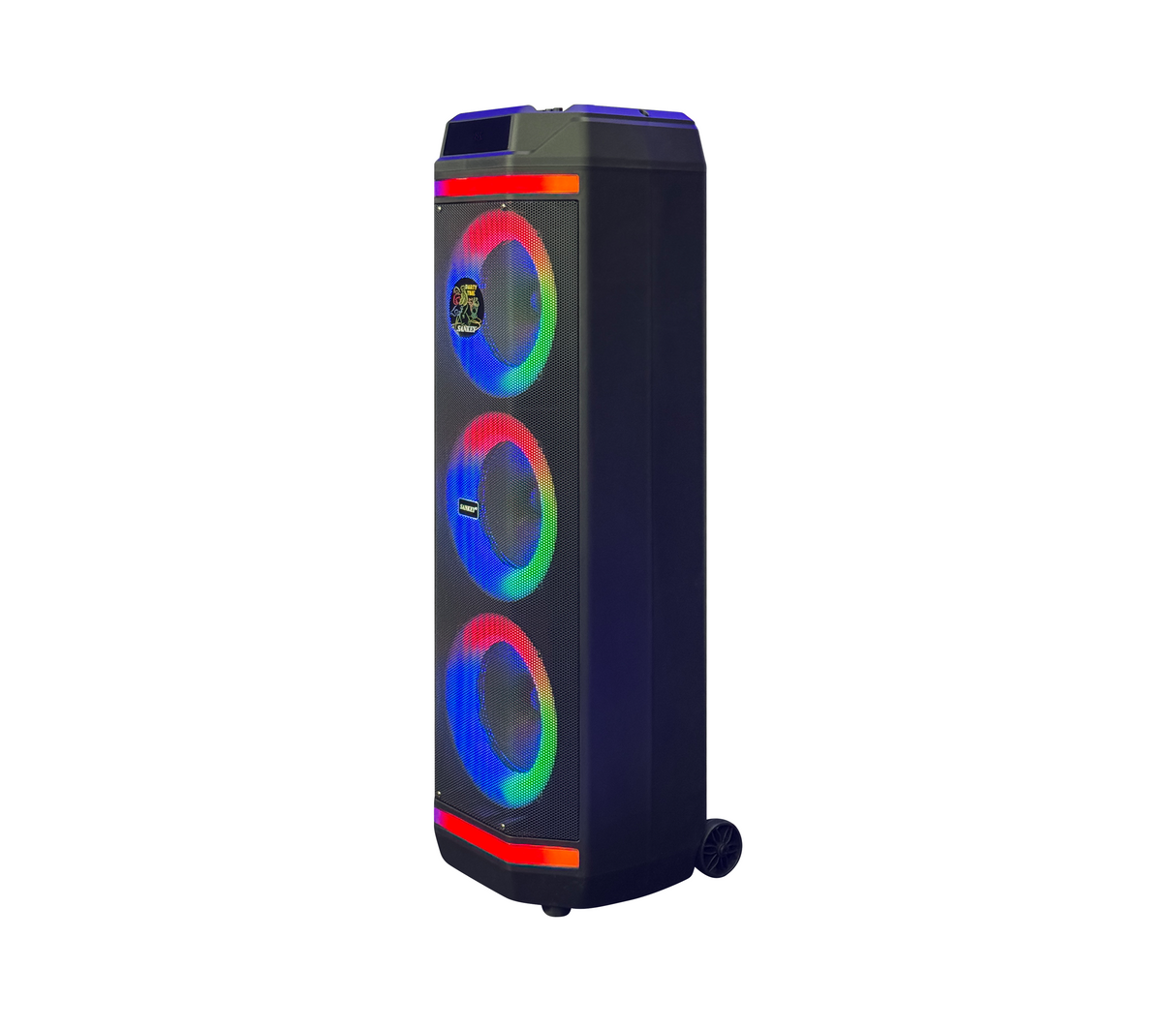 Corneta recar 8"x3 portátil karaoke/amplif. C/cont. Y mic. 20W Sankey