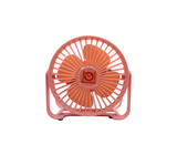 Mini ventilador portátil recargable rosado Maxoferta